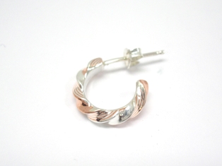 MOKUME Screw Earring MOKUME Screw Earring