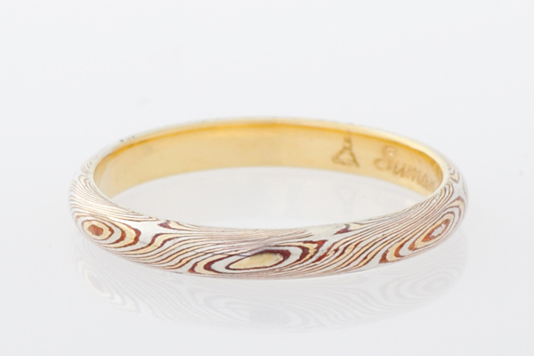 Gold MOKUME Combination Ring Gold MOKUME Combination Ring