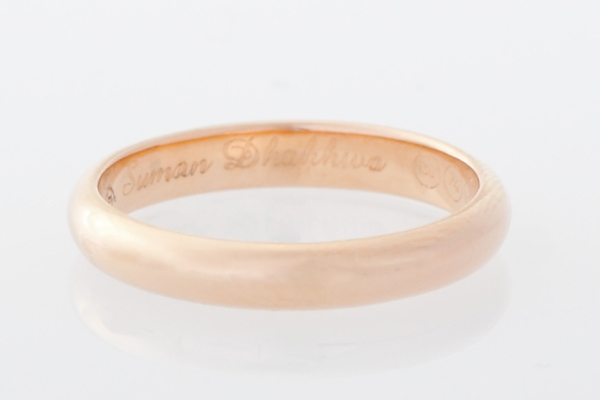 18K Pink Gold Combination Ring 18K Pink Gold Combination Ring