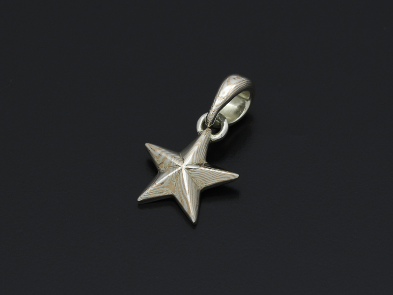 Basic MOKUME Star Pendant Basic MOKUME Star Pendant