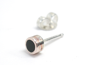 Onyx Circle Stud Onyx Circle Stud