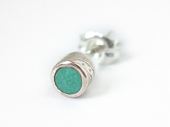 Turquoise Circle Stud Turquoise Circle Stud