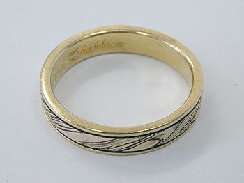 18k Borders Ring Gold MOKUME 18k Borders Ring Gold MOKUME
